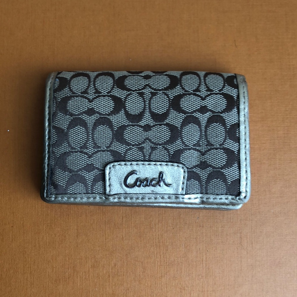 Coach card holder